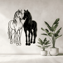 Load image into Gallery viewer, Horses SVG DXF for CNC and Cricut, Silhouette Cutting Files, Sublimation Template
