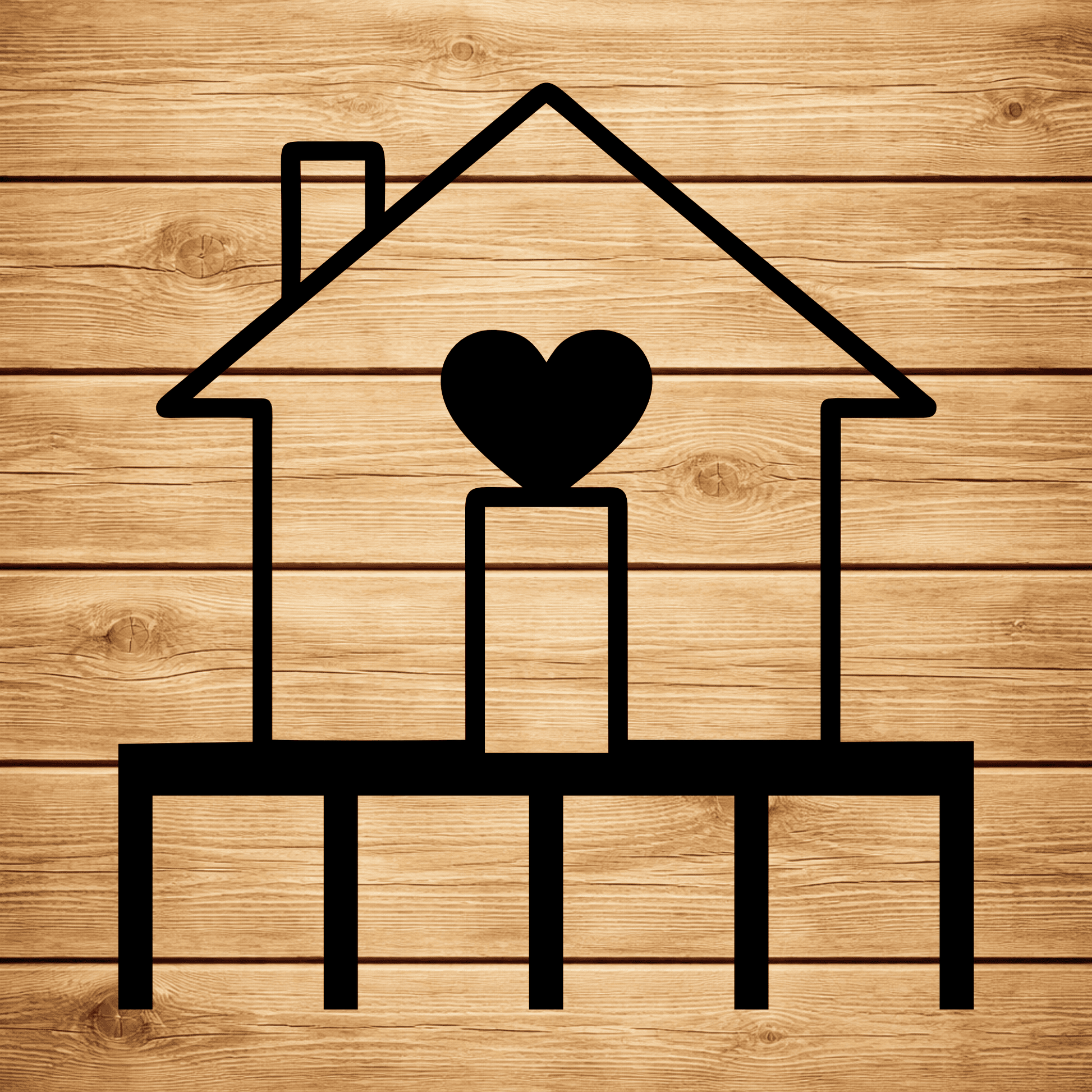 Metal house key holder design SVG DXF for xTool, Silhouette and laser projects