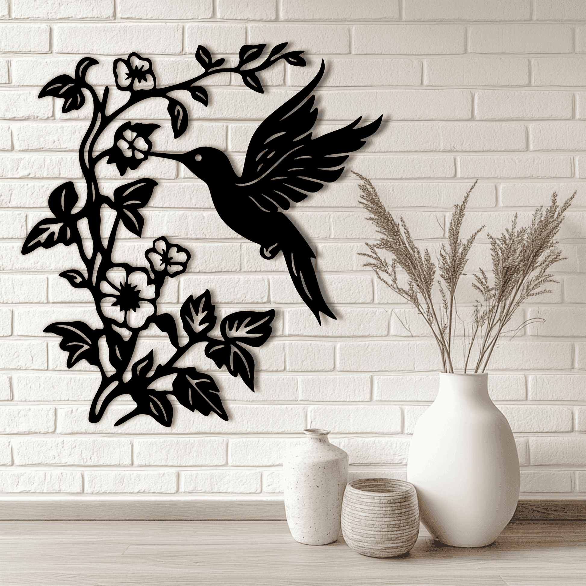 Bird metal decor laser cut wall art