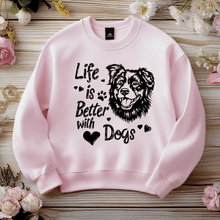 Load image into Gallery viewer, Dog Lover SVG &amp; DXF, Life Is Better With Dogs Design for CNC, Engraving &amp; Print
