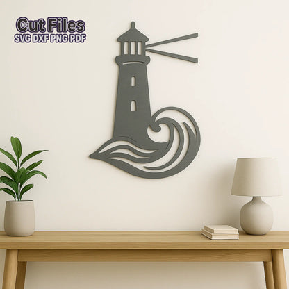 lighthouse svg coastal wall decor