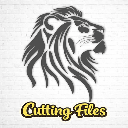 lion head svg design