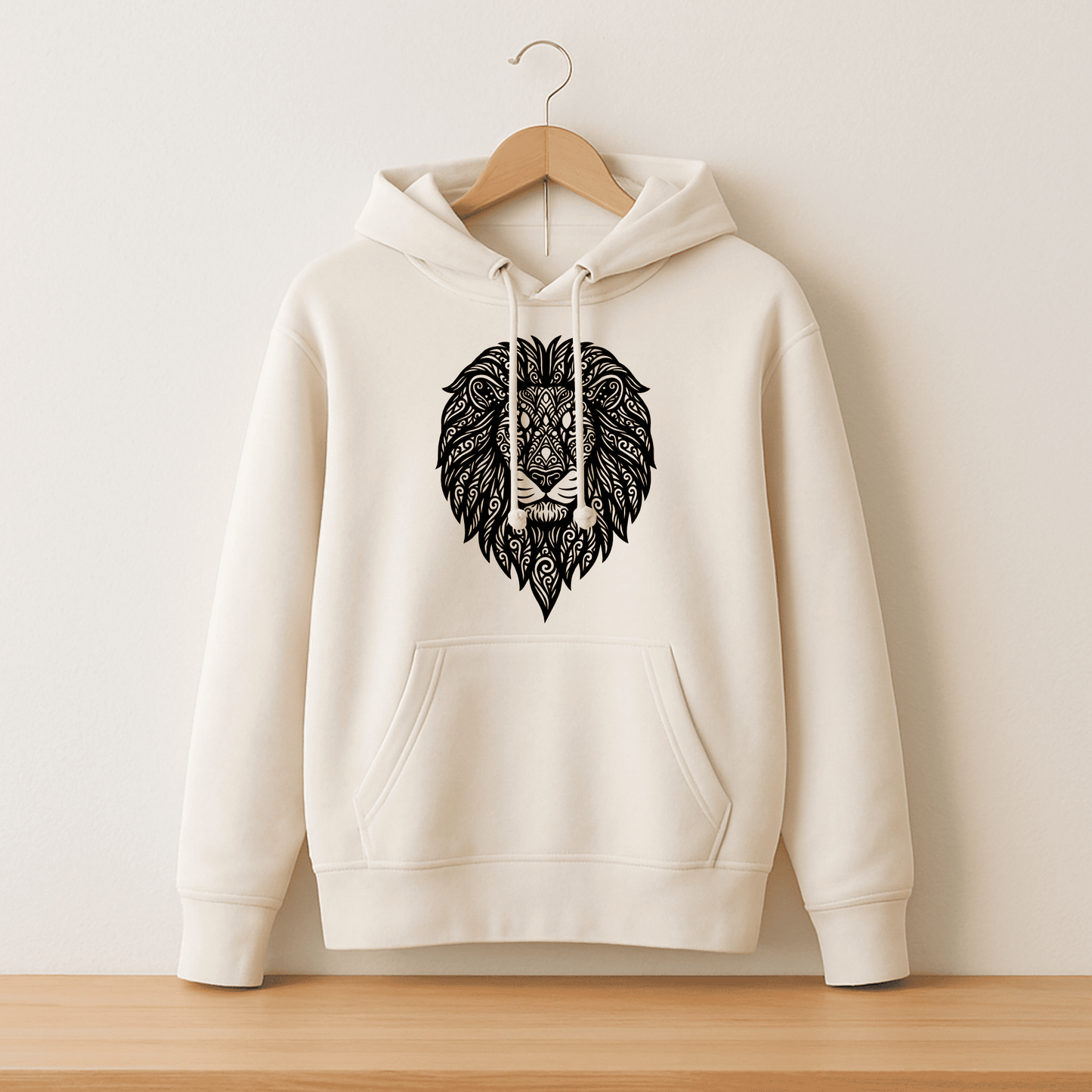 Decorative lion head metal wall art design