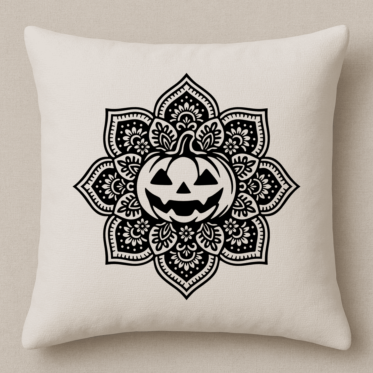 Halloween pumpkin SVG cut file for laser cutting