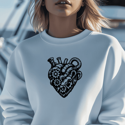 Steampunk heart illustration SVG EPS for Cricut, sublimation and crafts