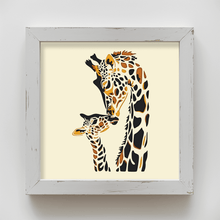 Load image into Gallery viewer, Giraffe Shadow Box SVG, Multilayer Papercut Template, Cardstock DIY Art, 3D Paper Home Decor, Unique Gift, EPS File, Instant Download
