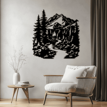 Load image into Gallery viewer, Mountain Adventure SVG for Cricut Crafts, Silhouette Hiking Art, DXF for Laser Cut
