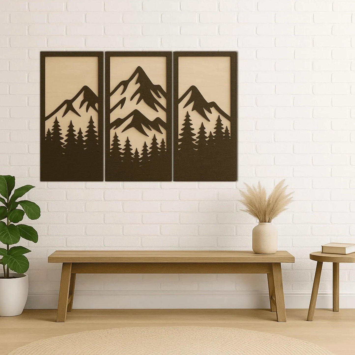 mountain landscape svg wall decor