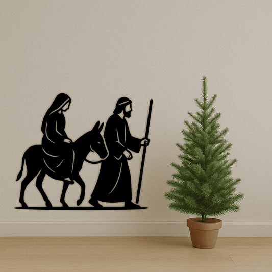 Nativity Ornament Bundle SVG, 12 Christmas Designs for Cricut, Laser Cut and CNC, Silhouette Cutting Files