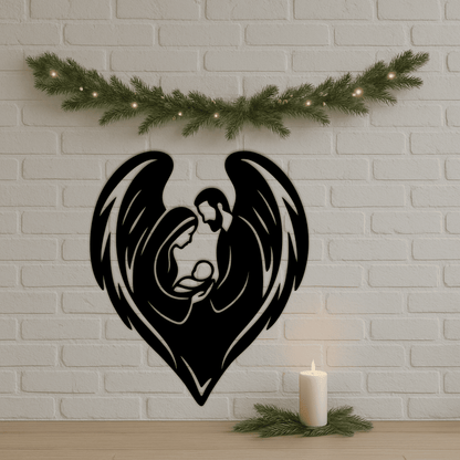 Christmas Nativity Cut Files, SVG Bundle for Ornaments, Laser Ready, CNC Compatible, Cricut Decor, Silhouette Templates