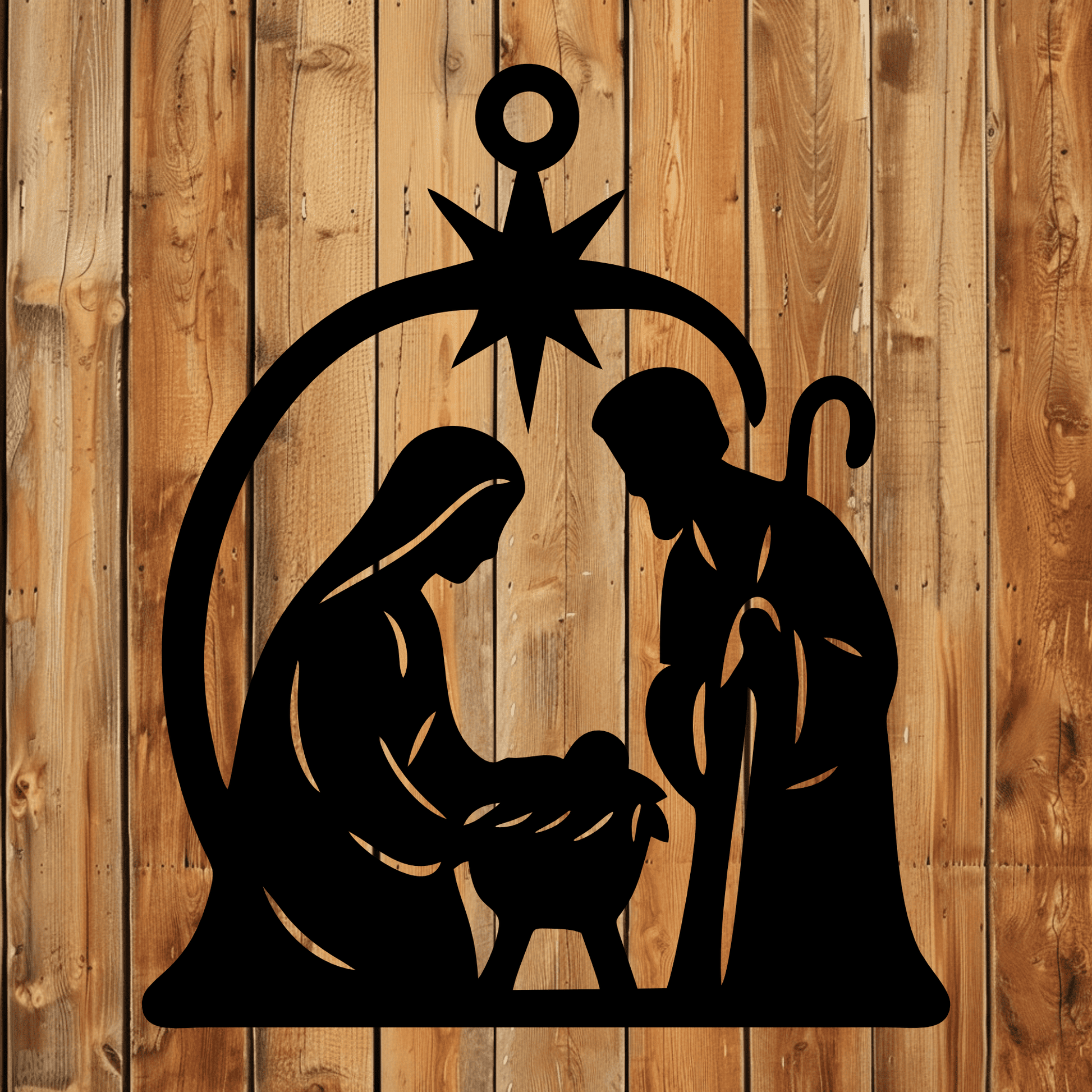 Nativity SVG DXF PNG PDF EPS for Christmas crafts