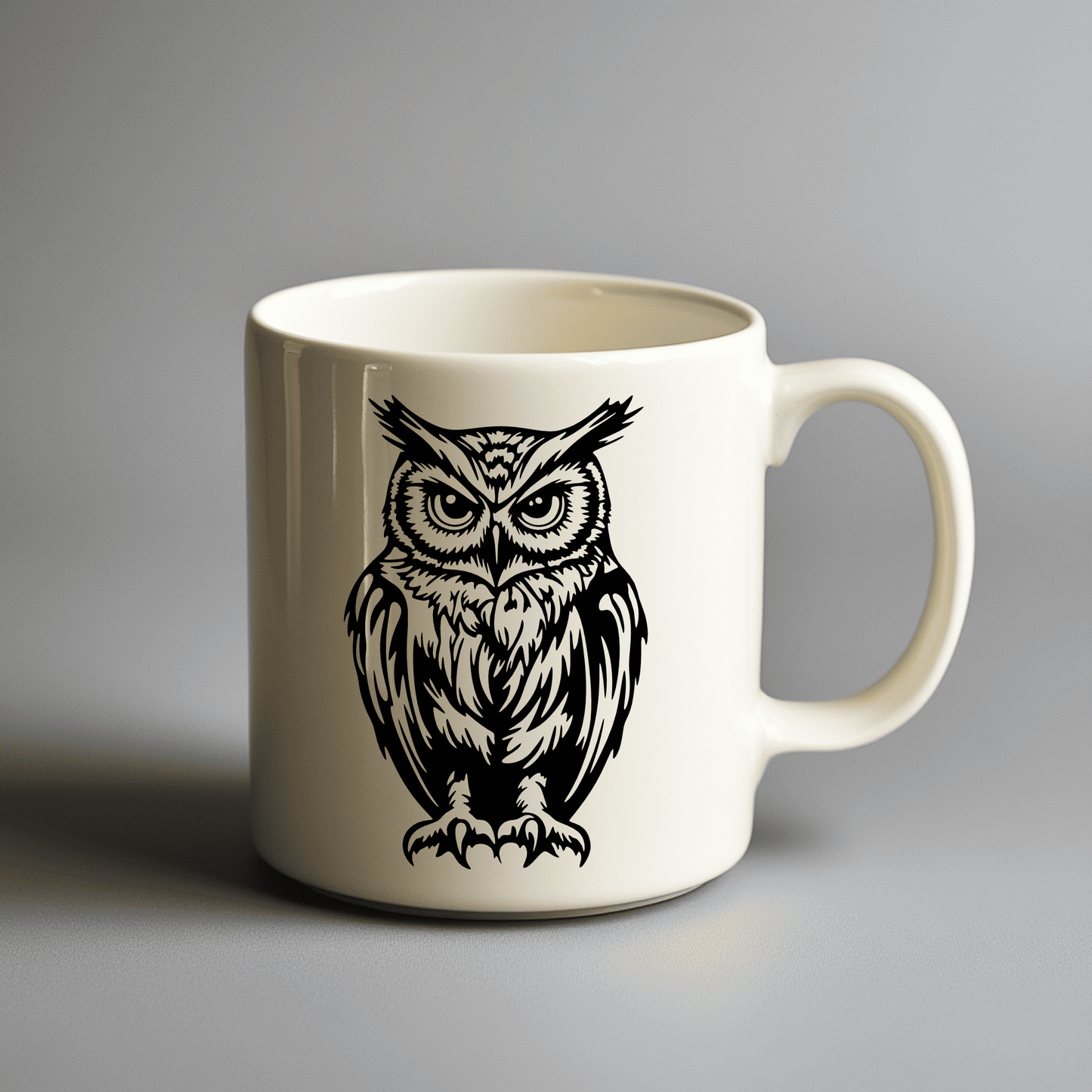 Owl on a Branch SVG, Reading Owl Clipart for Cricut, DXF Files for CNC, Sublimation Art Design, Cut files shop