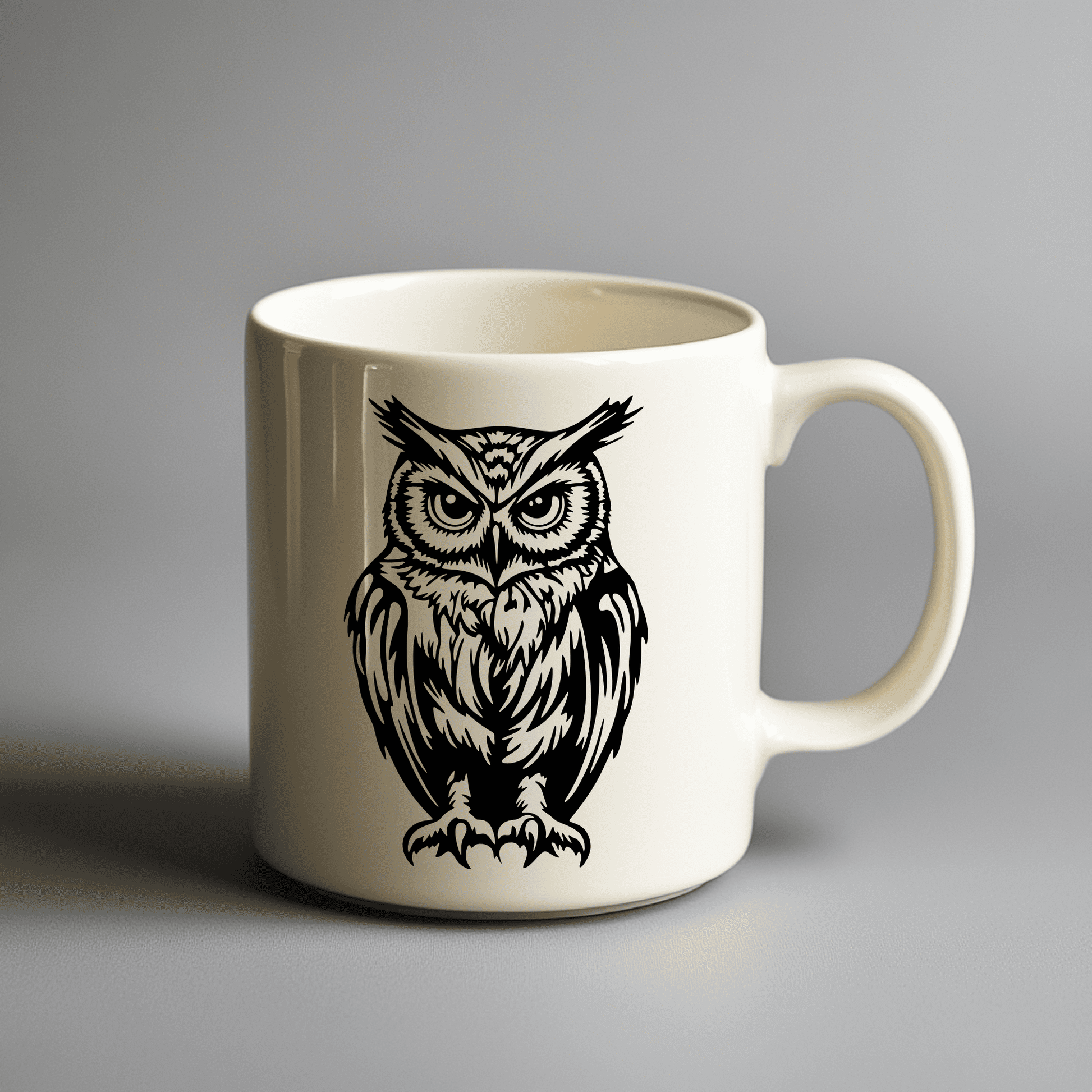 Owl on a Branch SVG, Reading Owl Clipart for Cricut, DXF Files for CNC, Sublimation Art Design, Cut files shop
