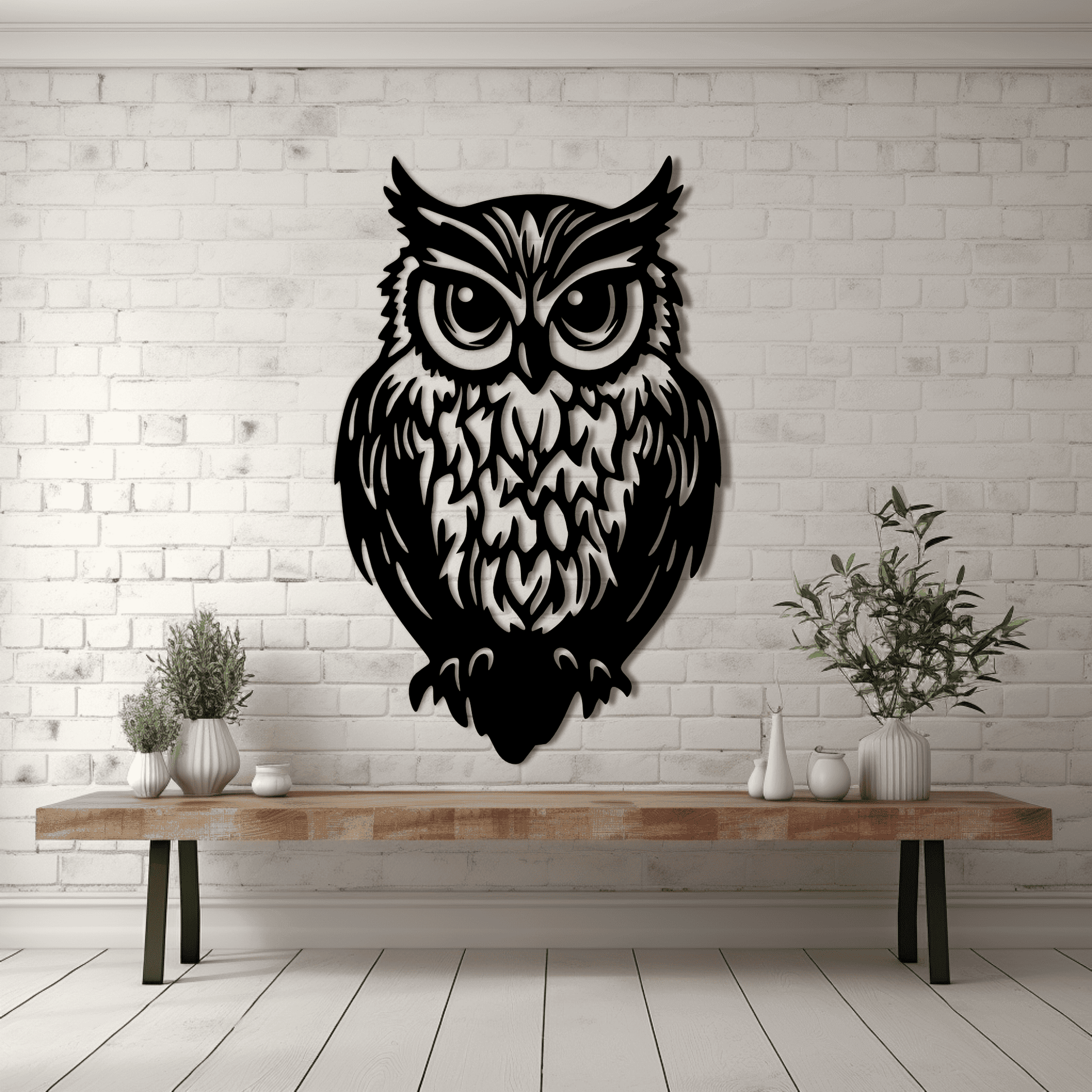 Cute Owl Silhouette SVG for Cricut, DXF for Laser Cutting, Owl Reading Book Sublimation Design, Wall Art