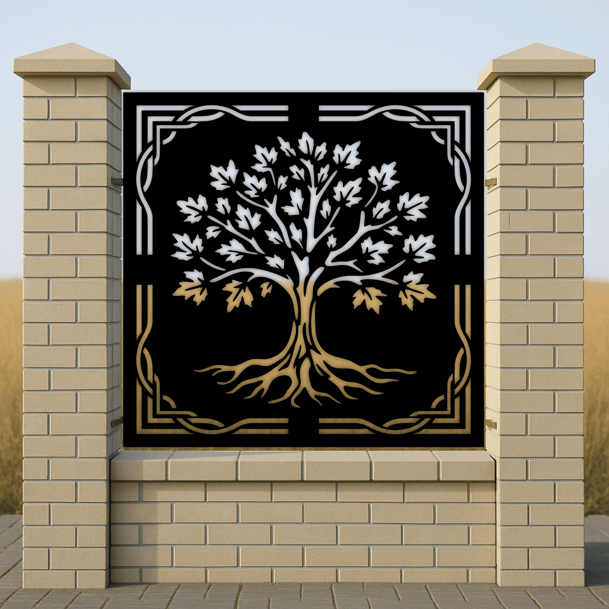 Gate Tree CNC SVG DXF files