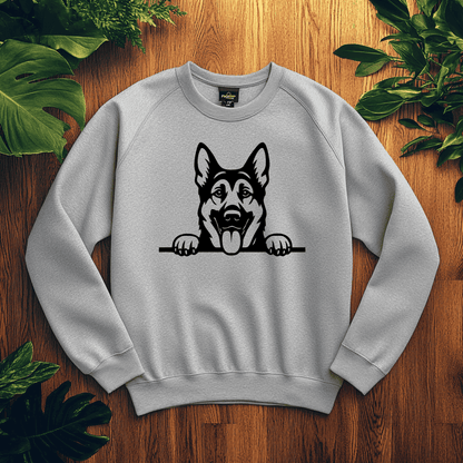 Peeking dog illustration SVG PNG for Silhouette, xTool and sublimation printing