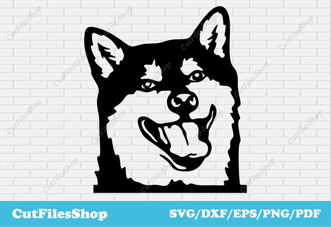 peeking dog svg free, Peeking husky svg, CNC dog, dog svg for cricut, dog peeking vectors, dog dxf for laser, portrait dog dxf, peeking dog dxf free, husky dxf, husky for cricut, dxf for commercial use, svg files for commercial use, vectors for commercial free, free dogs svg, Dog SVG Cut File