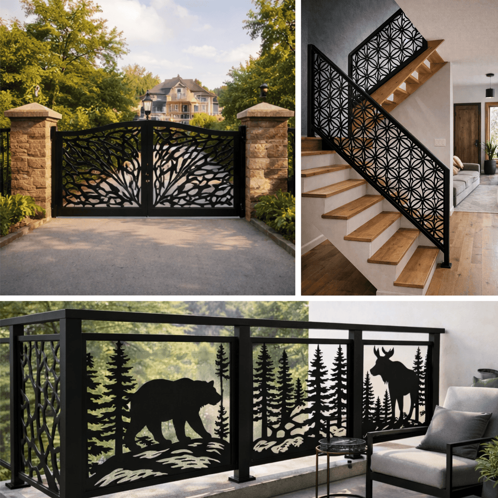 Custom DXF Railings & Gates - Custom Designs Available
