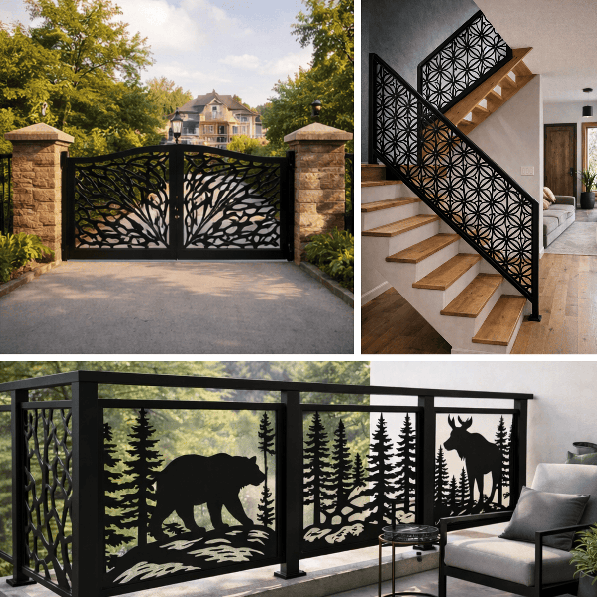 Custom DXF Railings & Gates - Custom Designs Available