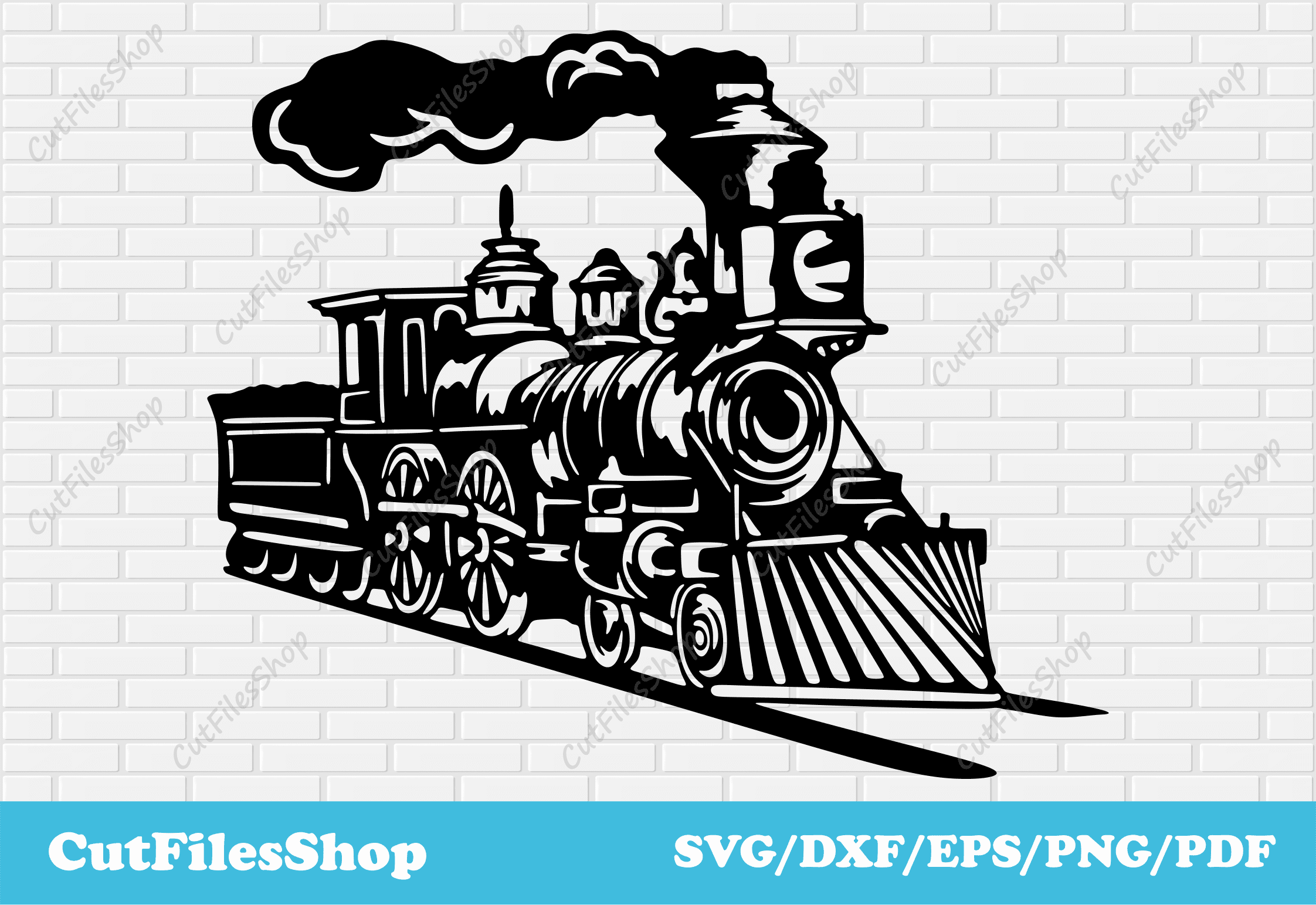 Vintage Train Vector