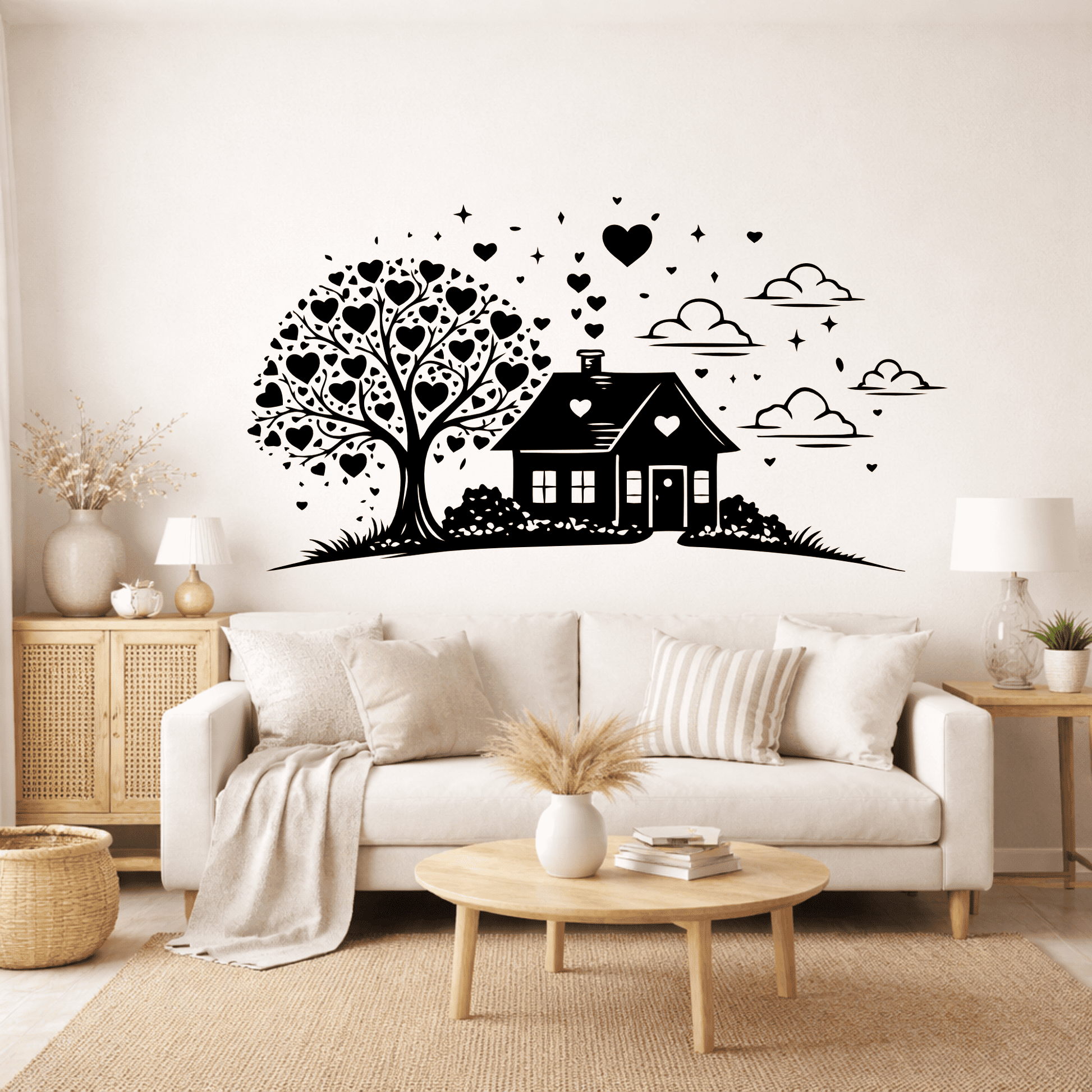 couple home love silhouette svg file