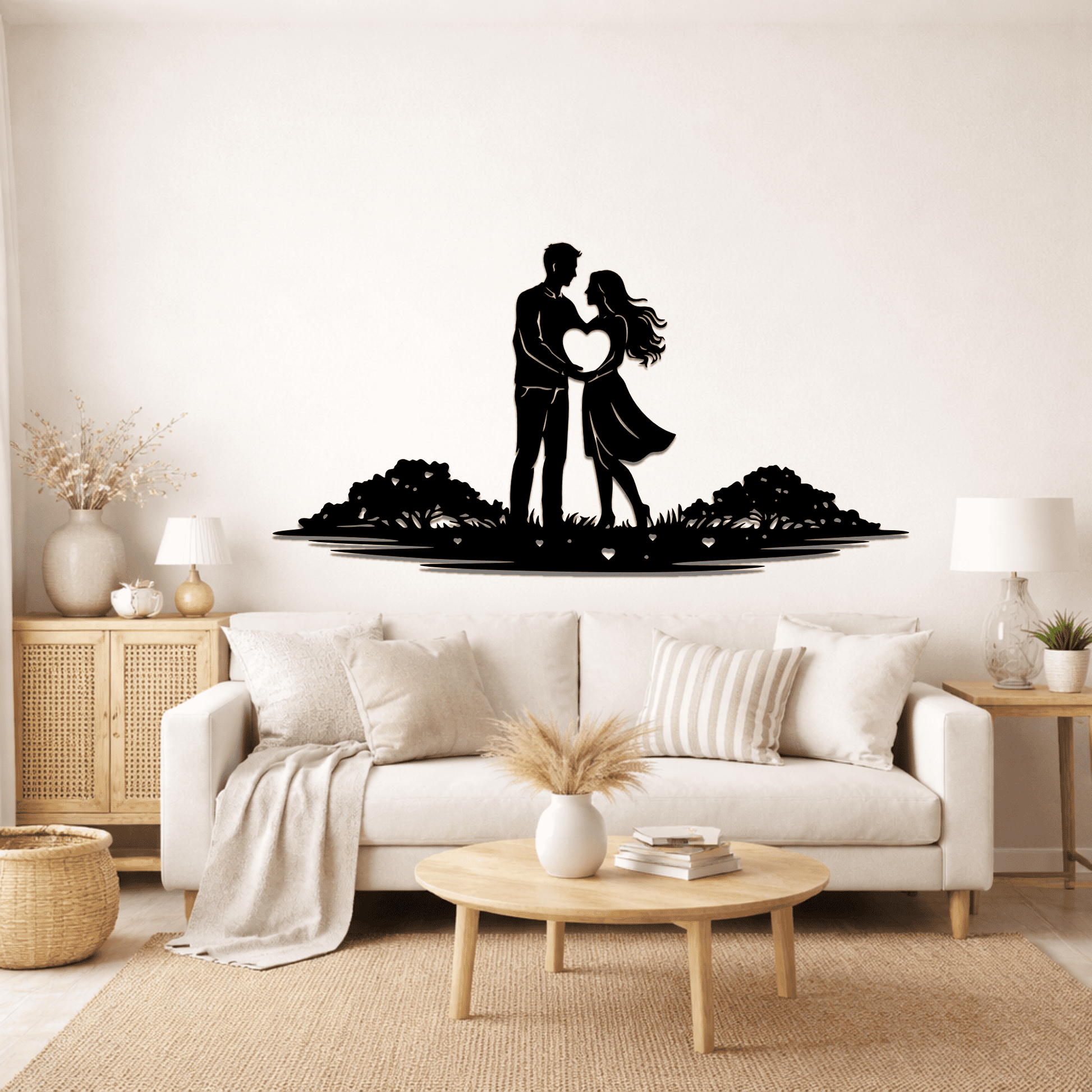 Love silhouette vector for Glowforge and CNC