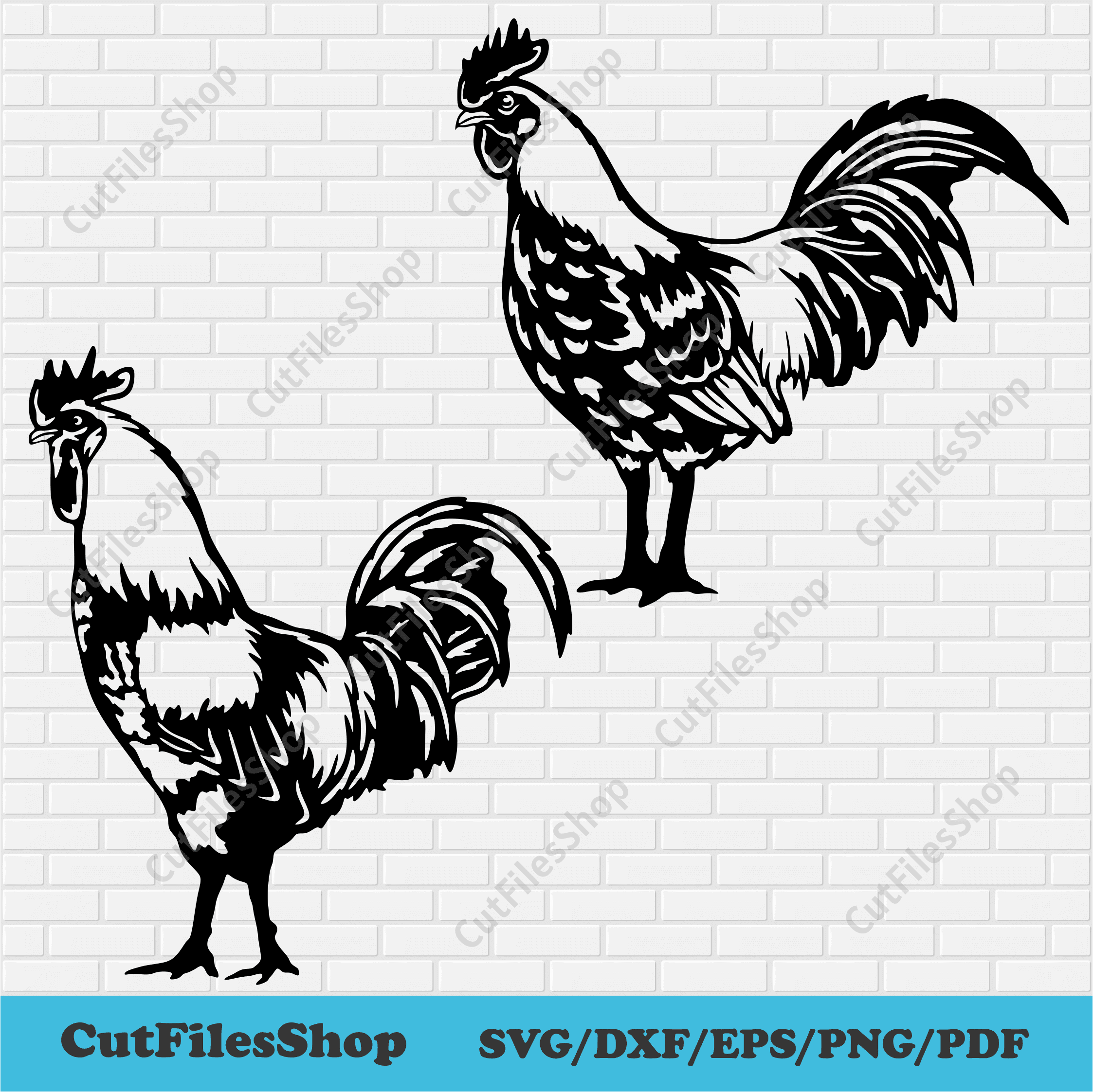 Rooster Vector Files Rooster Symbol Free Stock Vectors