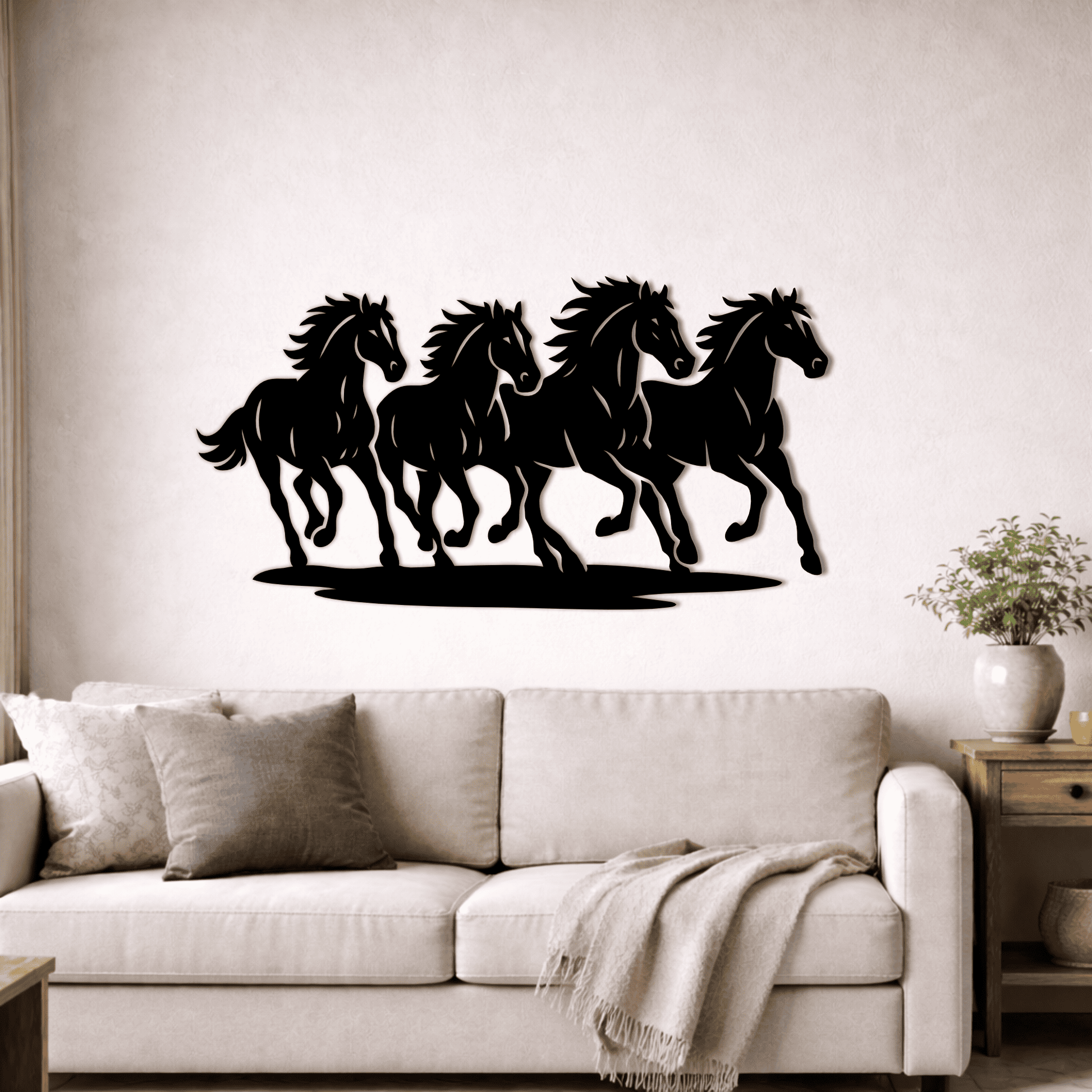 horses cnc laser cut files