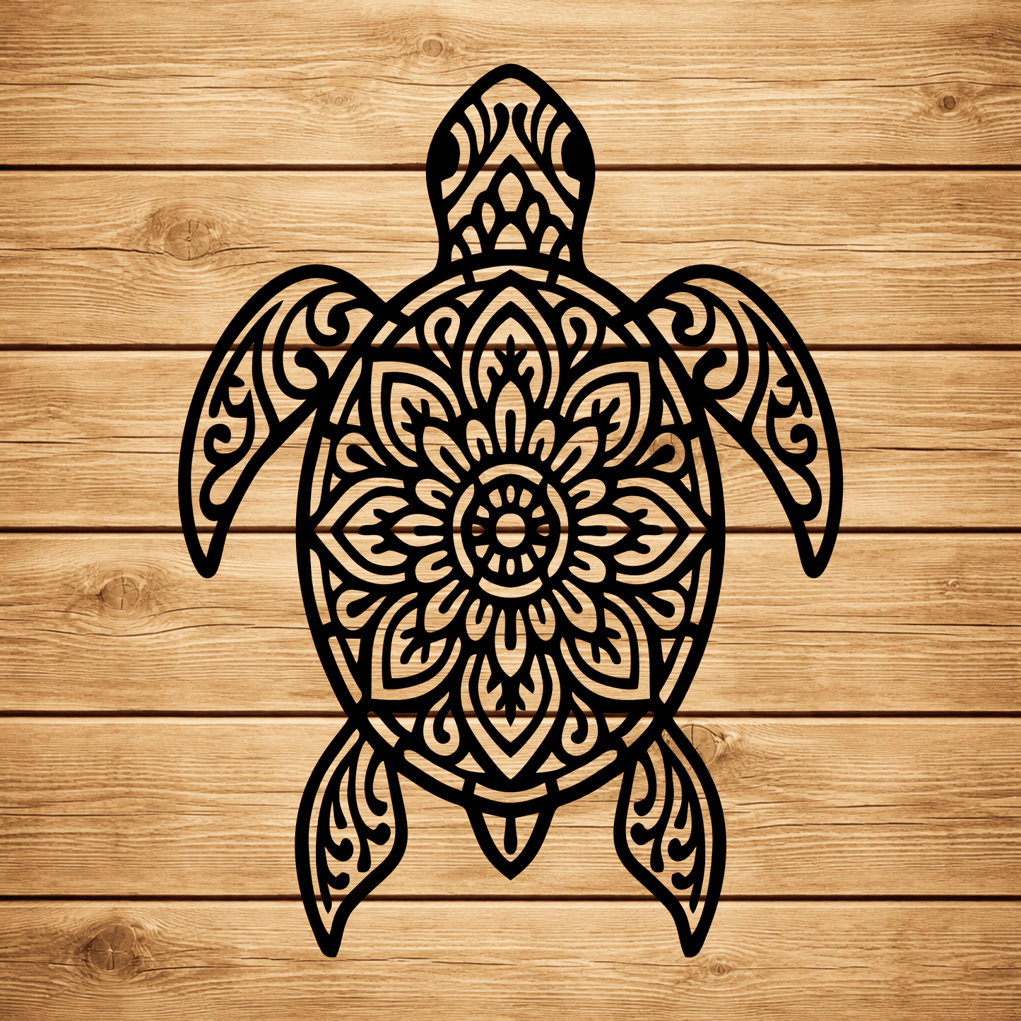 turtle mandala svg design