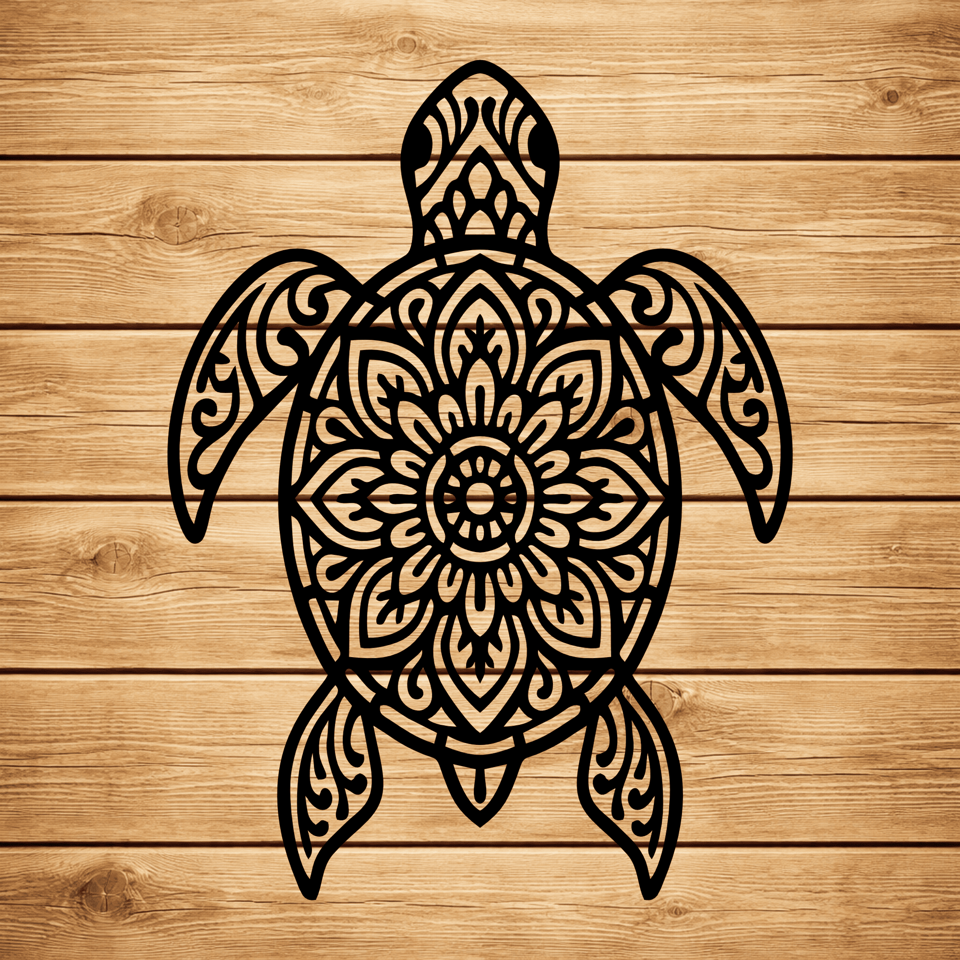 turtle mandala svg design