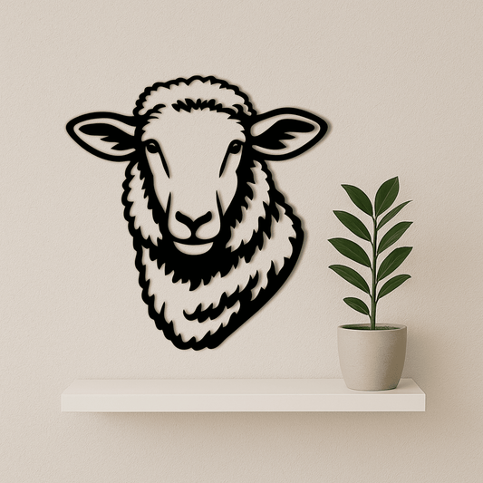Farm animal sheep wall art cut file