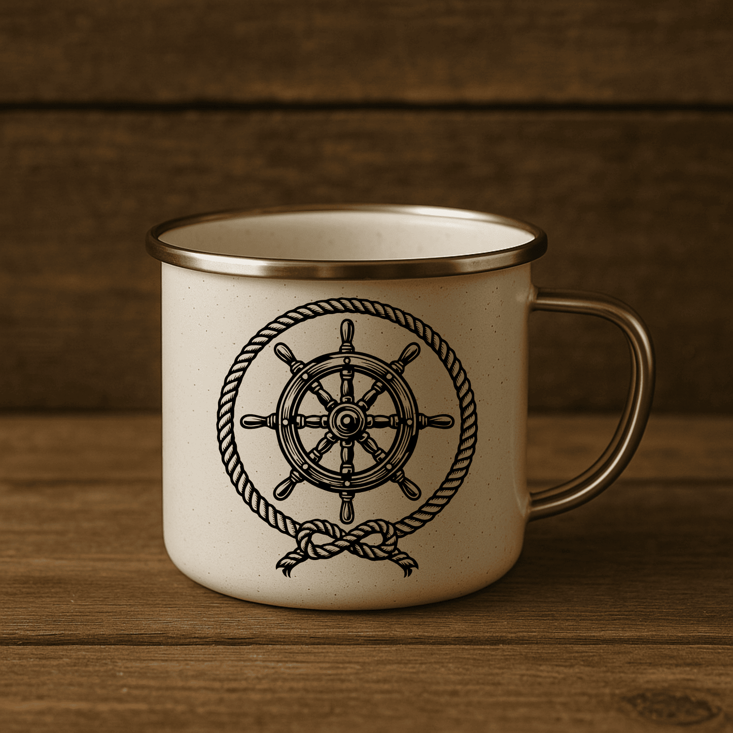 Ship helm design for Cricut and Glowforge crafts
