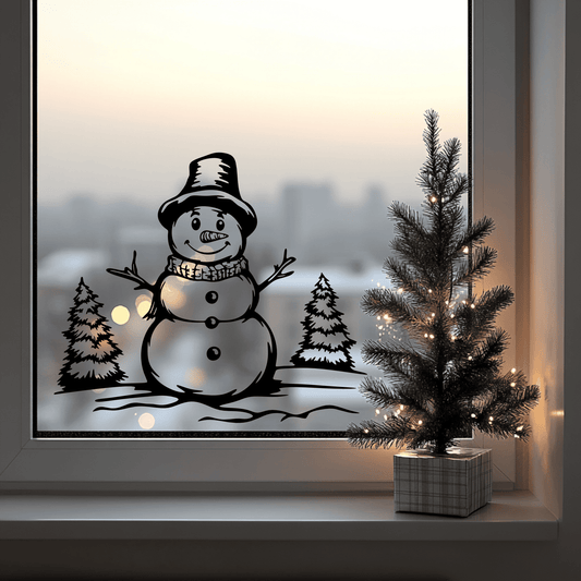 Snowman Design SVG – Sublimation Art & DIY Christmas Decorations, Vinyl decal