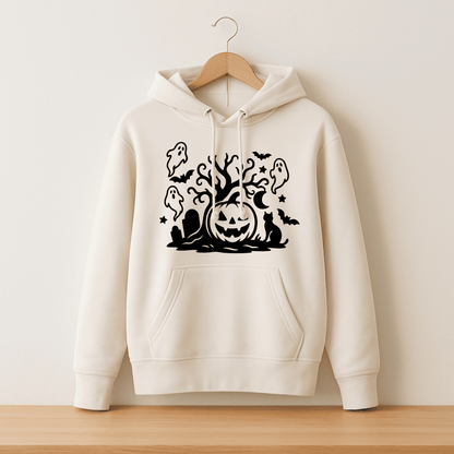 Haunted house SVG template for CNC laser cutting projects