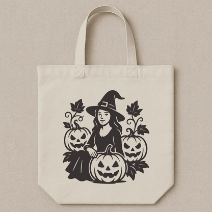 Halloween SVG DXF Bundle – Spooky Witch, Ghosts, Pumpkins Cutting Files for Cricut, Silhouette, CNC 🎃👻✨