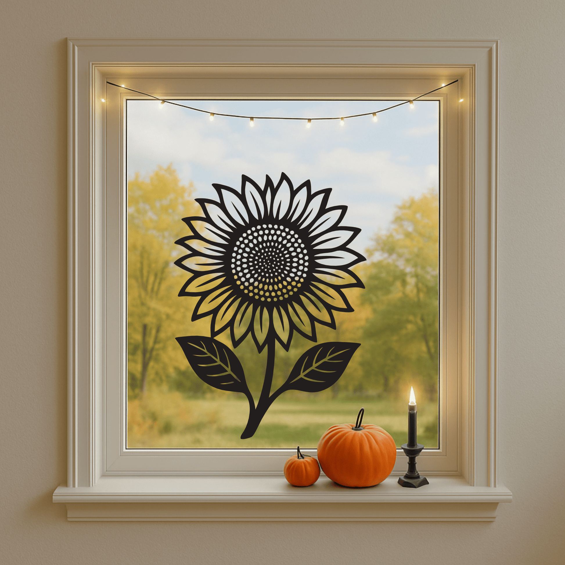 Rustic sunflower vector EPS for farmhouse décor projects