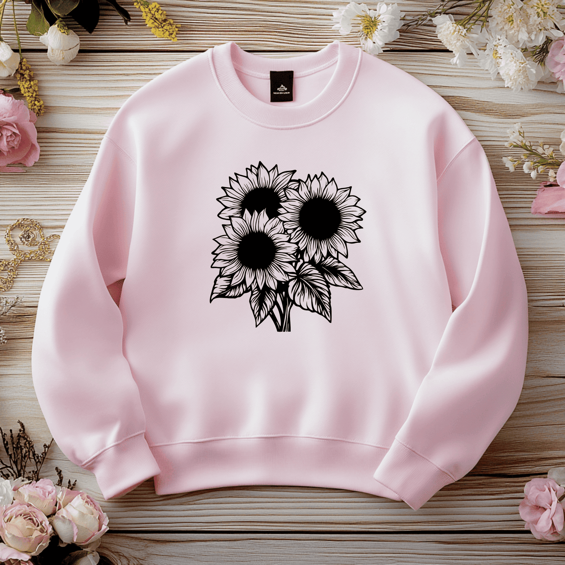 Sunflowers PNG transparent for sublimation or printing