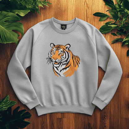 animal embroidery design tiger face