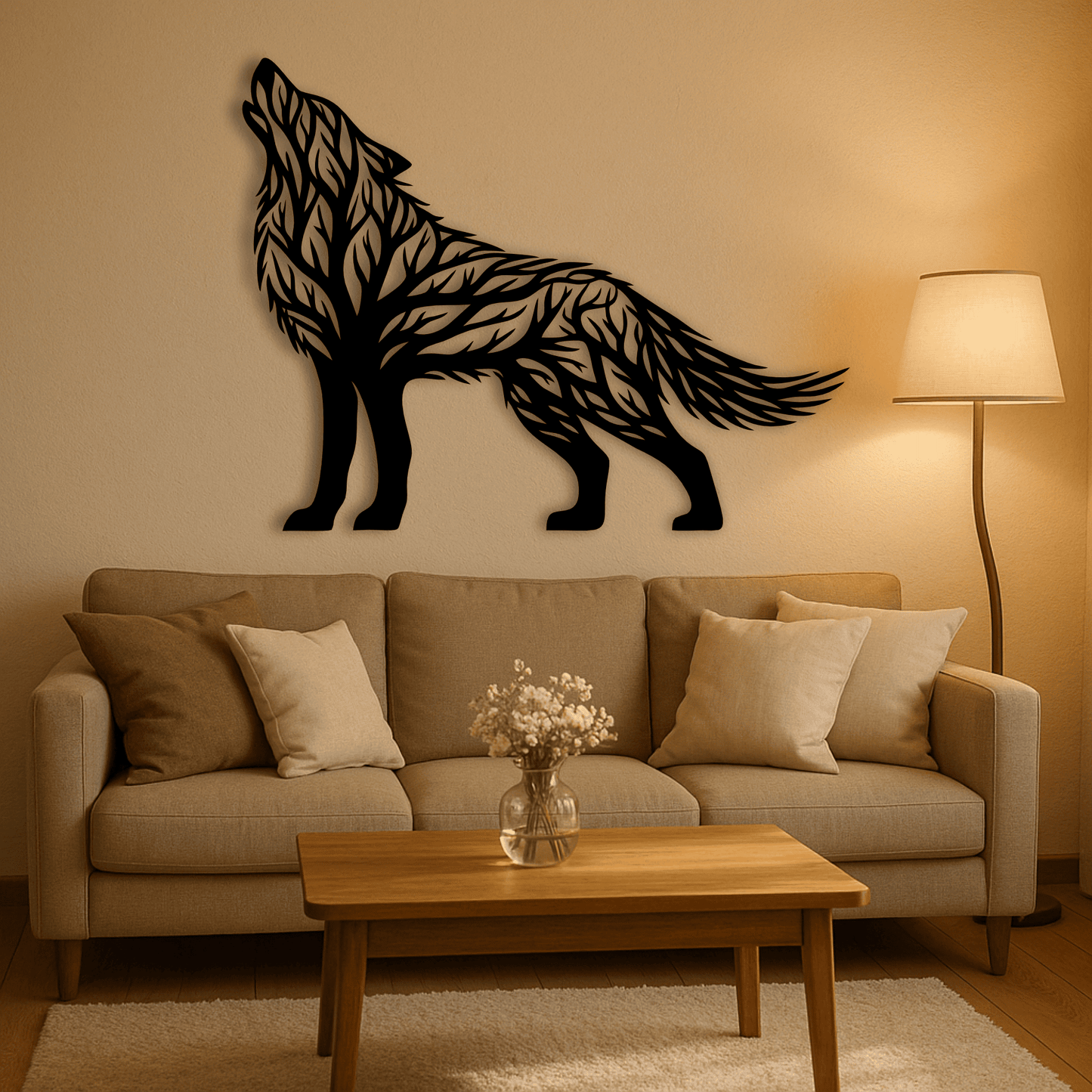 Cabin decor wildlife CNC cut file
