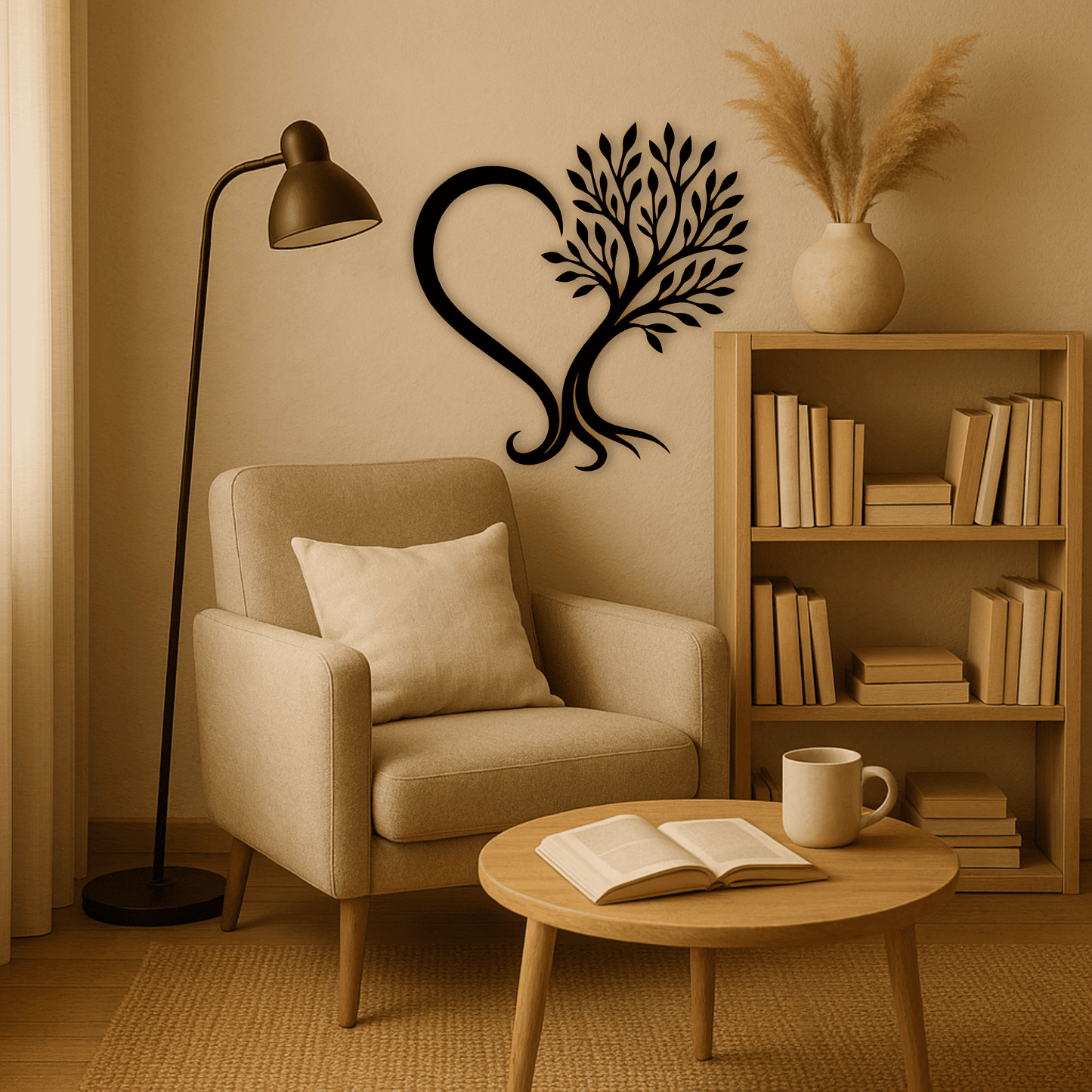 Forest themed wall art SVG for Cricut