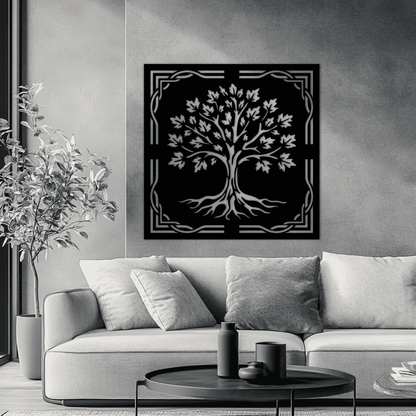 celtic tree laser cut file