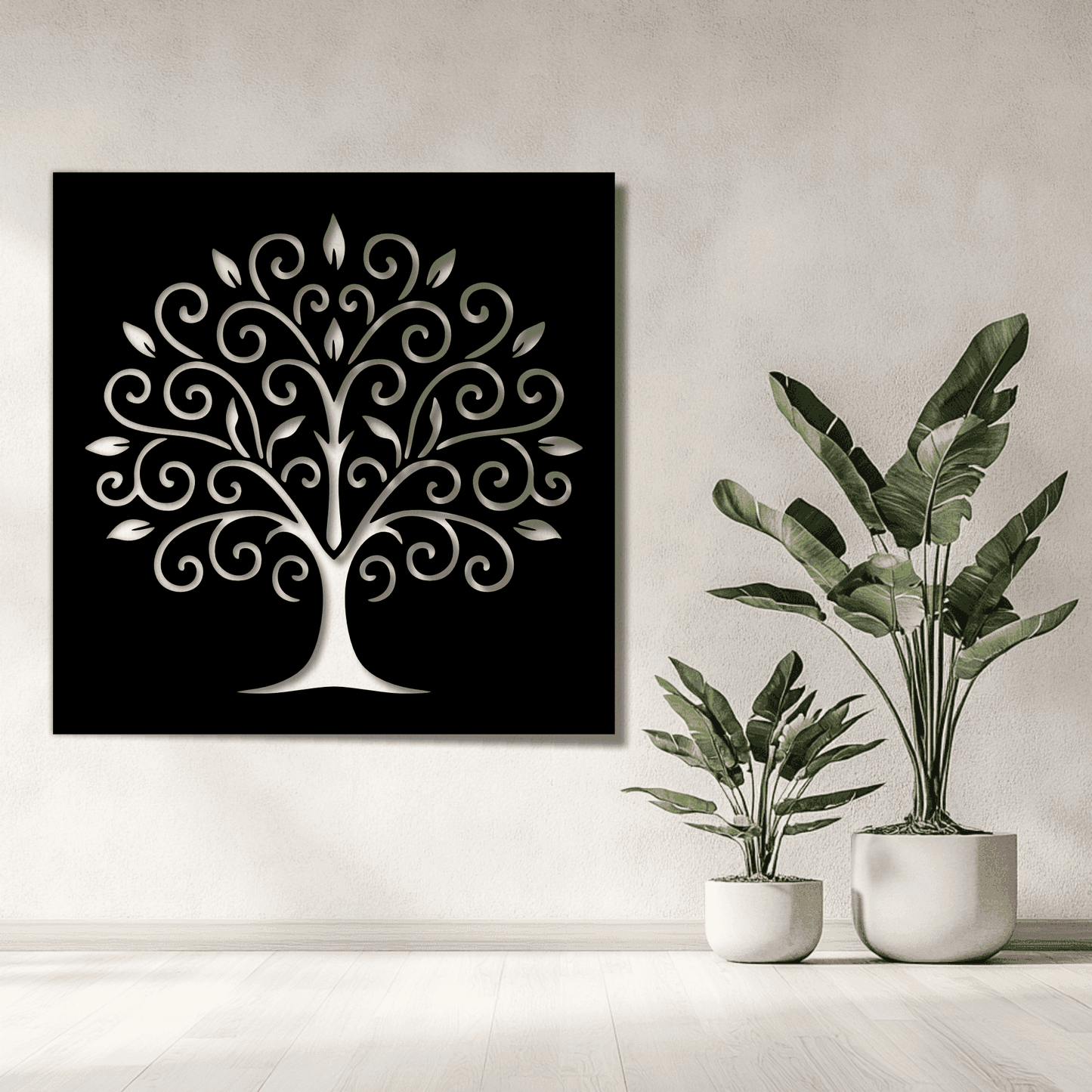 decorative tree cnc design
