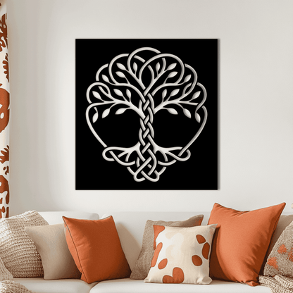 dragon tree silhouette svg