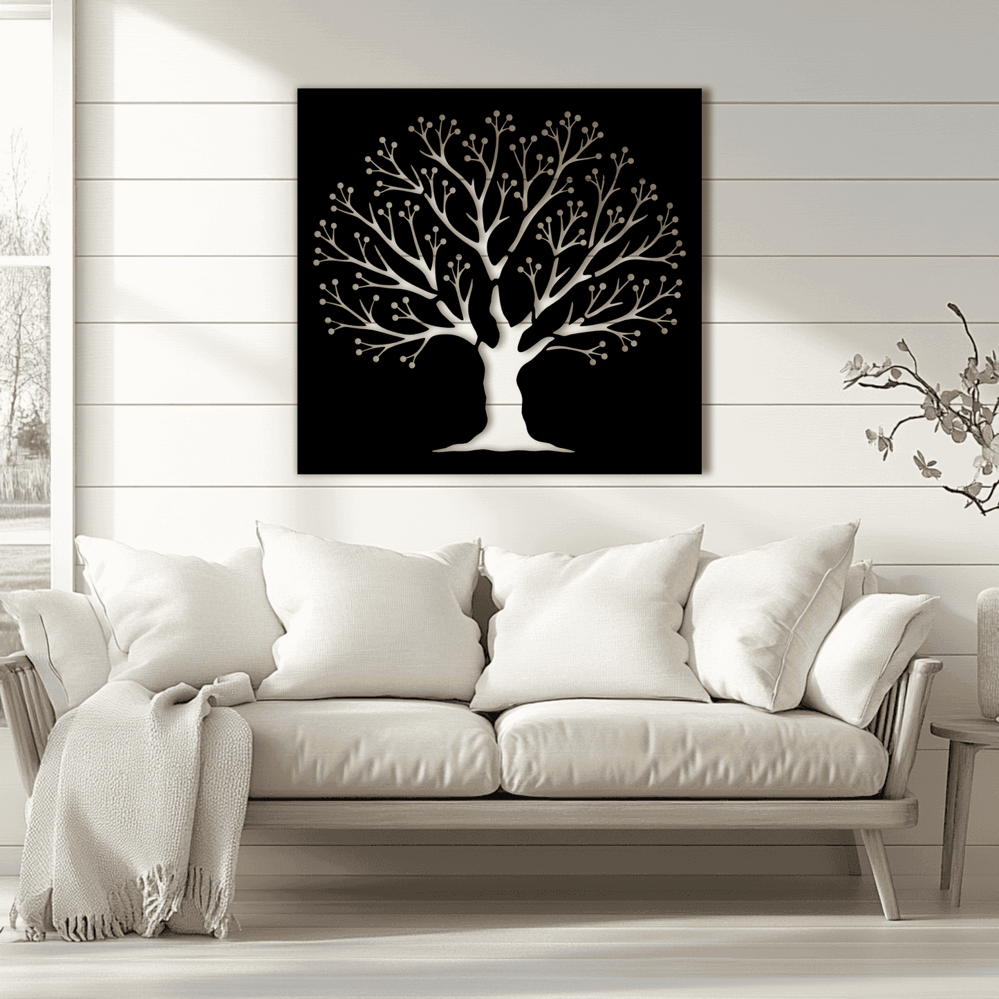 ornamental tree vector cut