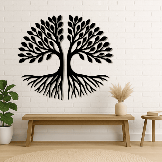 tree wall art cnc design