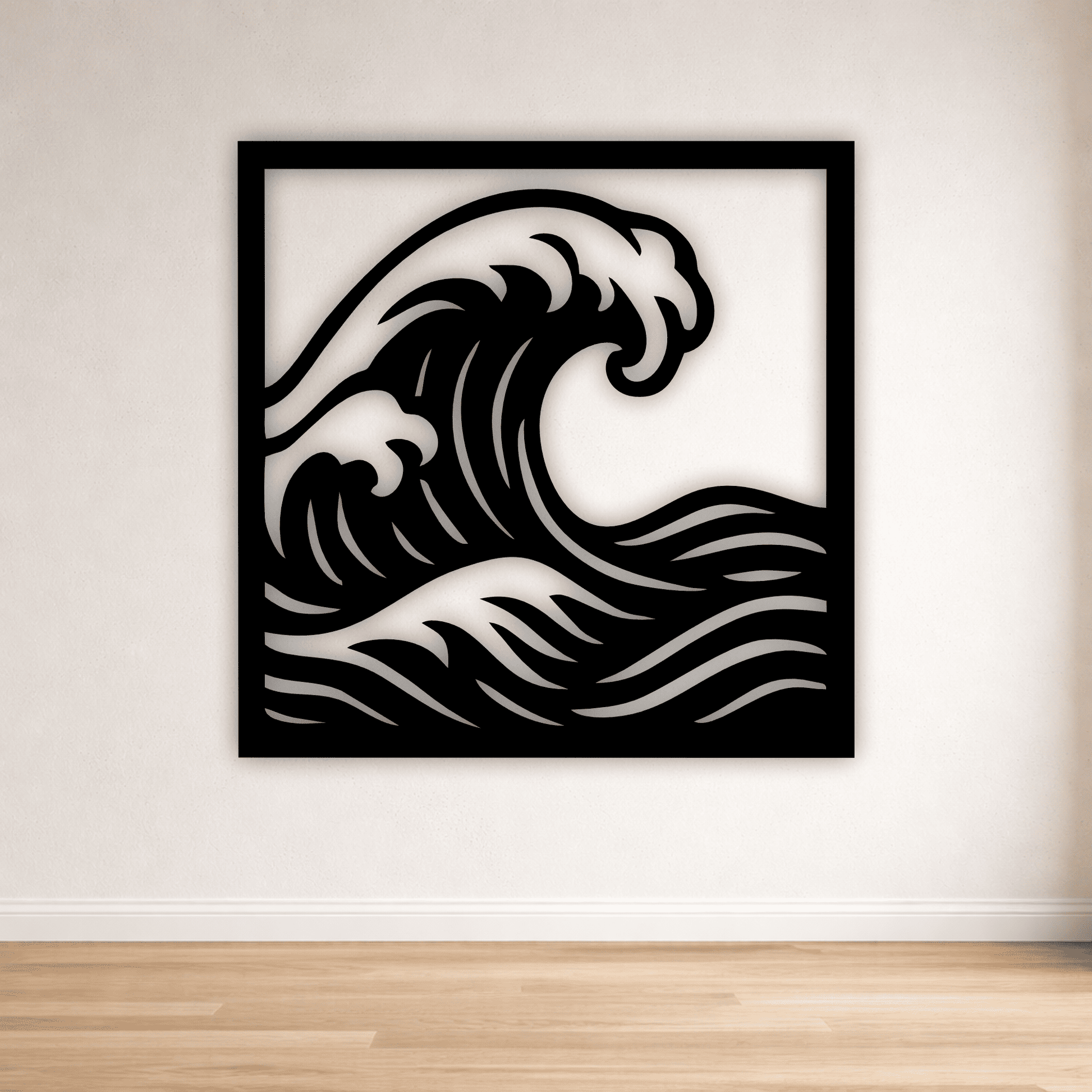 Ocean wave DXF file for CNC plasma