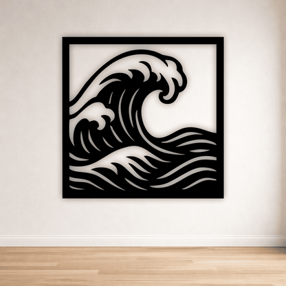 Ocean wave DXF file for CNC plasma