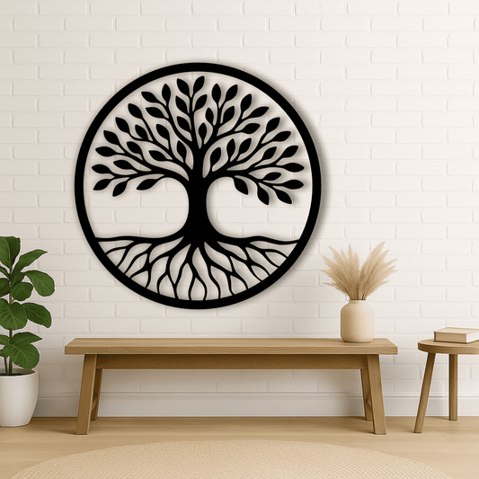 Layered Tree of Life SVG DXF for CNC Laser cut