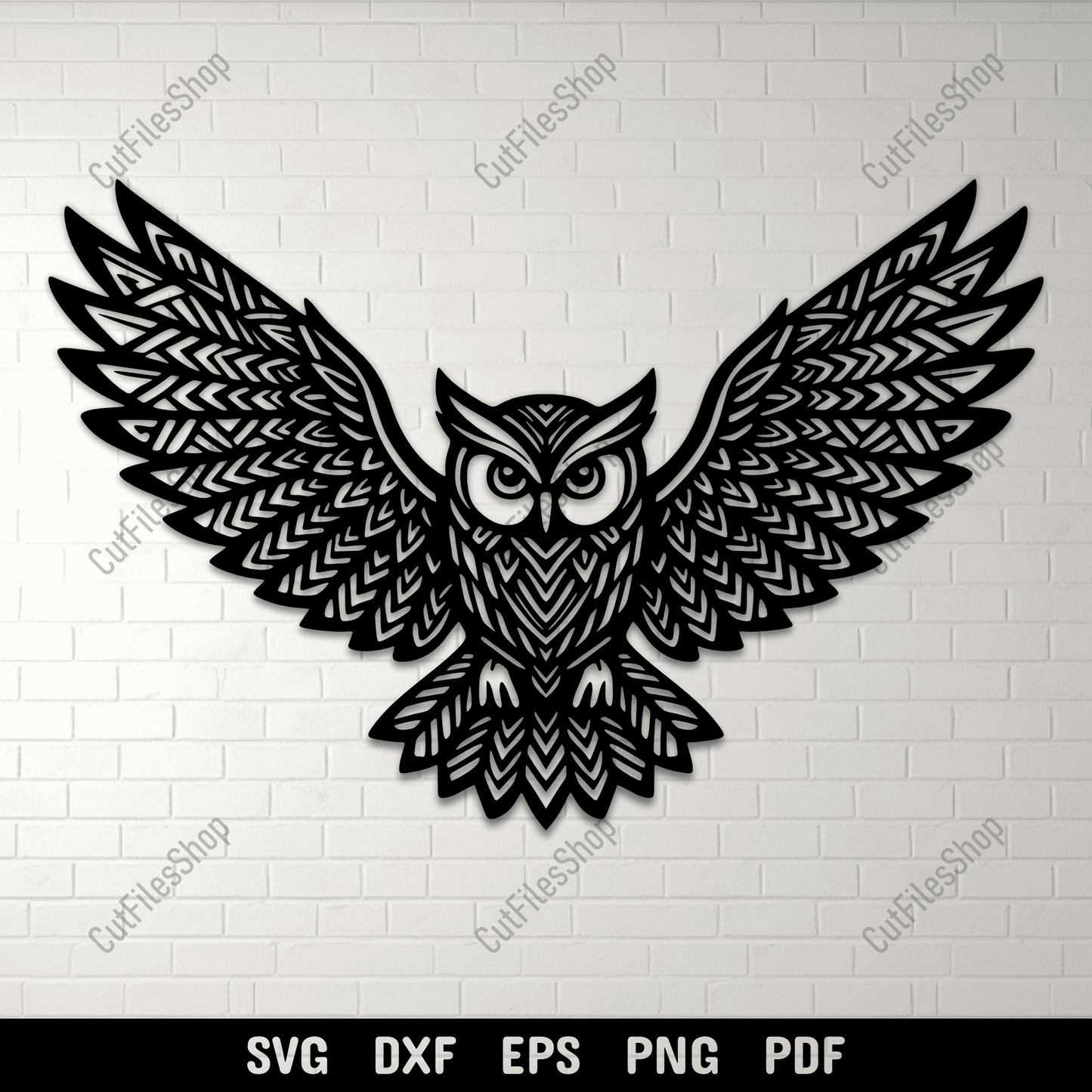 Tribal owl SVG cutting file for Cricut and Silhouette