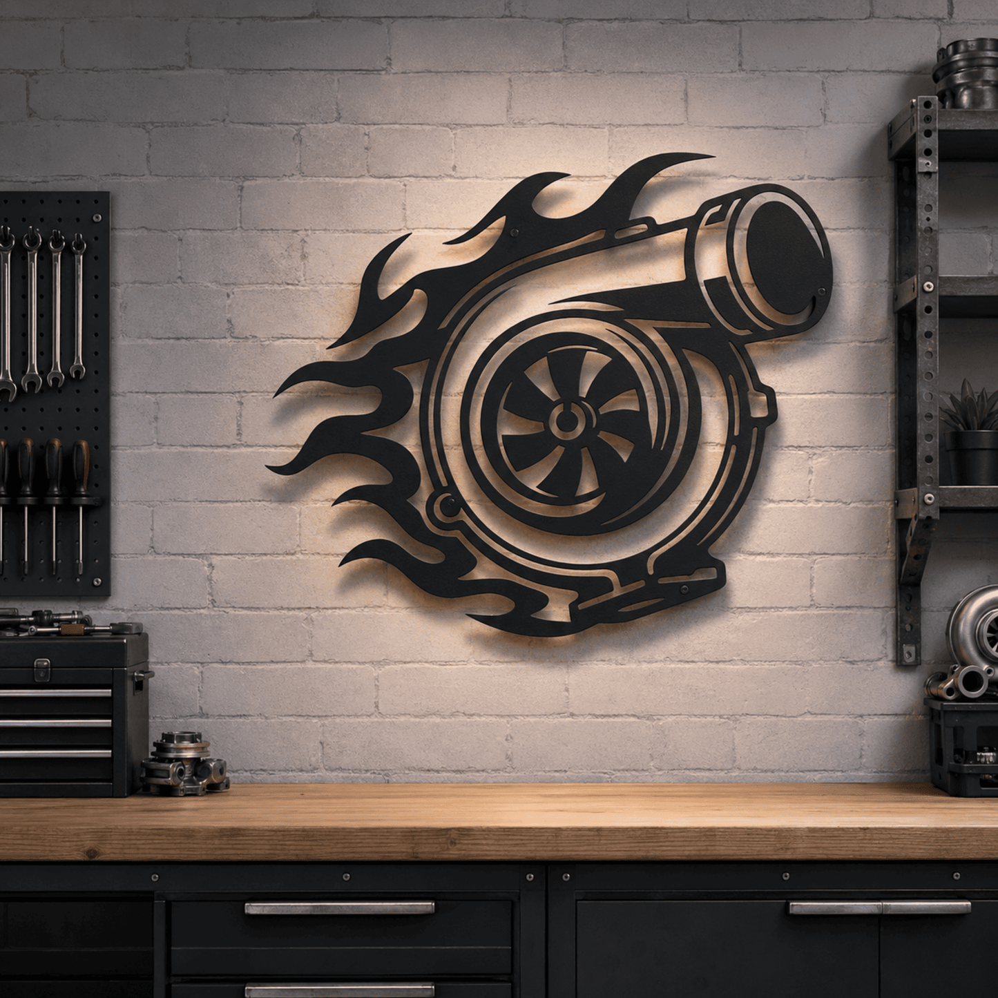 Flaming turbo design for CNC laser and plasma cutting